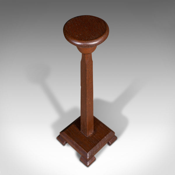 Pair Of Antique Hat Stands, Oak, Milliner's Shop Display, Wig, Edwardian, C.1910