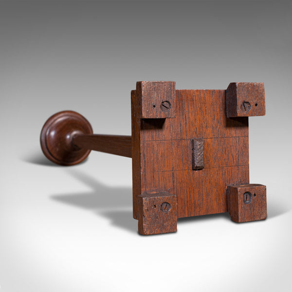 Pair Of Antique Hat Stands, Oak, Milliner's Shop Display, Wig, Edwardian, C.1910