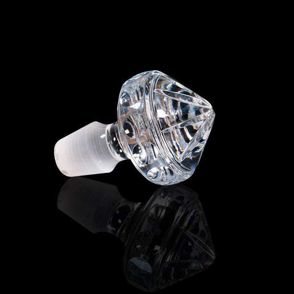 Vintage Whiskey Decanter, English, Glass, Brandy, Spirit Vessel, Circa 1960