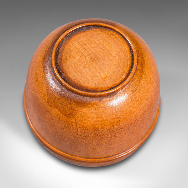 Small Vintage Lidded Treen, Japanese, Mahogany, Spice, Jewellery Box, Circa 1950