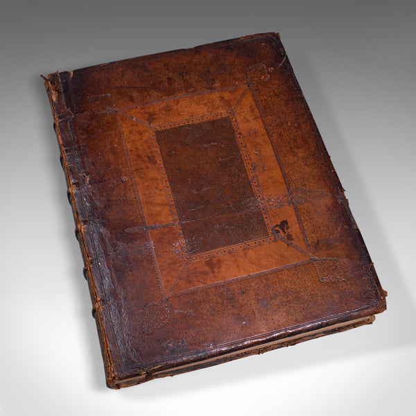 Antique Poetry Book, English, Leather Bound, Poems, John Gay, Georgian, 1720