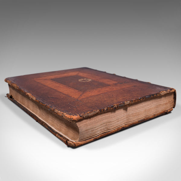 Antique Poetry Book, English, Leather Bound, Poems, John Gay, Georgian, 1720