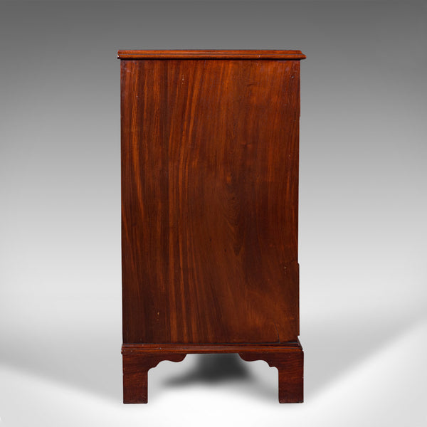 Antique Gentleman's Chest Of Drawers, English, Mahogany, Bedroom, Georgian, 1800