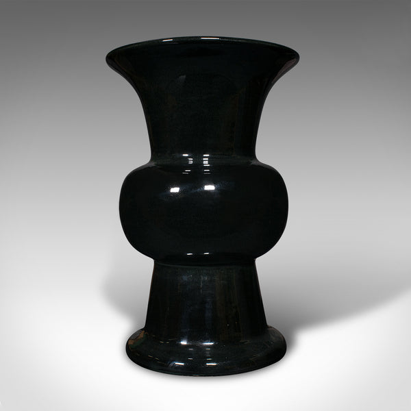 Antique Display Vase, English, Ceramic, Flower Urn, Ritual Form, Edwardian, 1910