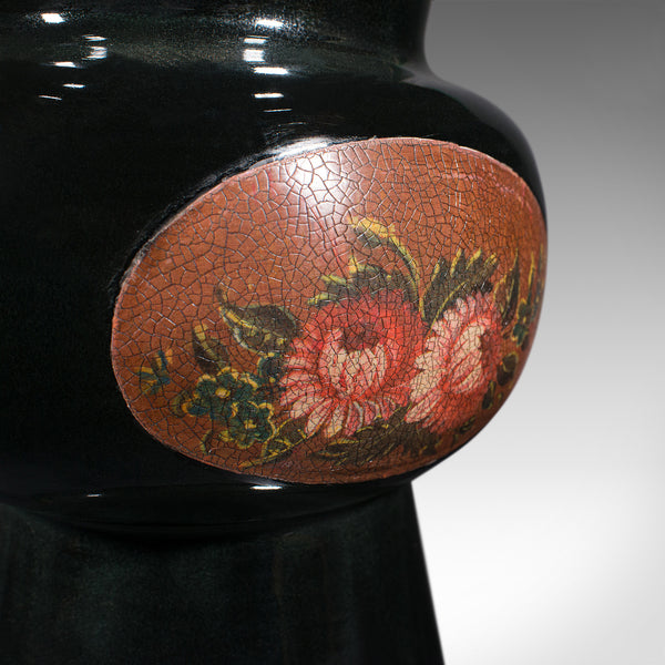 Antique Display Vase, English, Ceramic, Flower Urn, Ritual Form, Edwardian, 1910