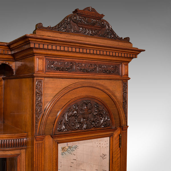 Large Fine Antique Wardrobe Compactum, English, Walnut, Gillow & Co, Victorian