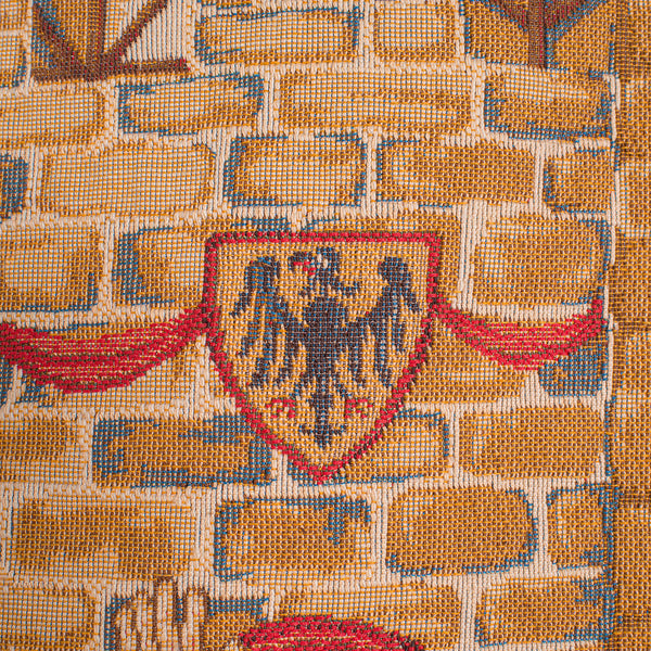 Large Vintage Wall Tapestry, French, Needlepoint, Display Panel, Medieval Taste