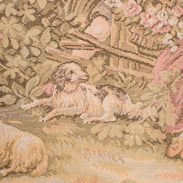 Antique Tapestry Panel, French, Framed, Needlepoint, Decorative, Edwardian, 1910