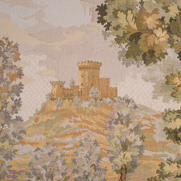 Large Antique Panoramic Tapestry, French, Needlepoint, Decorative Panel, C.1910