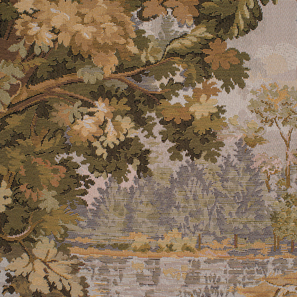 Large Antique Panoramic Tapestry, French, Needlepoint, Decorative Panel, C.1910