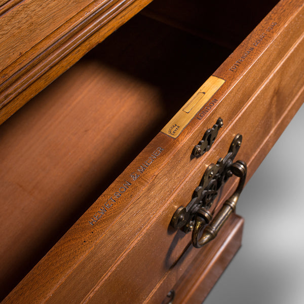Antique Linen Press Cupboard, English, Walnut, Cabinet, London, Victorian, 1890