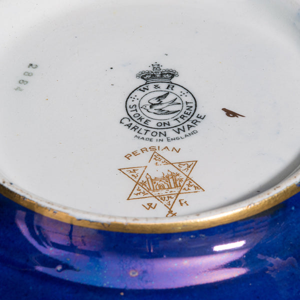 Antique Decorative Fruit Bowl, English, Ceramic, Lustre, Serving Dish, C.1920