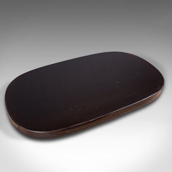 Vintage Decorative Serving Tray, Oriental, Japanned, Lacquer, Salver, Art Deco