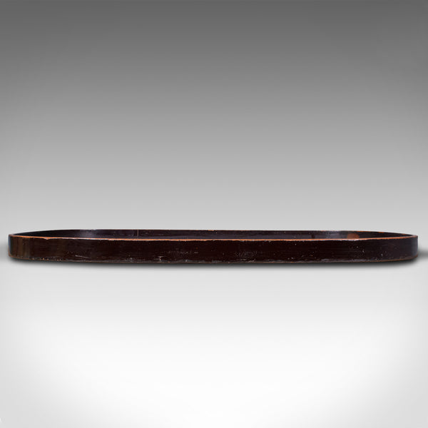 Vintage Decorative Serving Tray, Oriental, Japanned, Lacquer, Salver, Art Deco