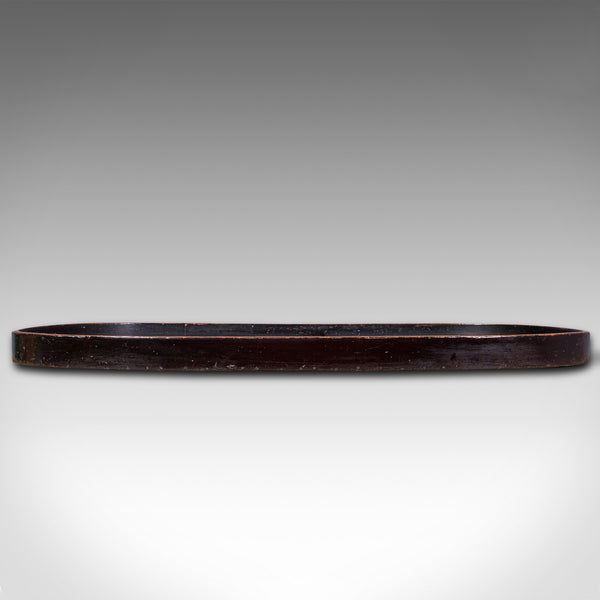 Vintage Decorative Serving Tray, Oriental, Japanned, Lacquer, Salver, Art Deco