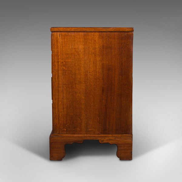 Antique Gentleman's Chest Of Drawers, English, Oak, Tallboy, Georgian, C.1800