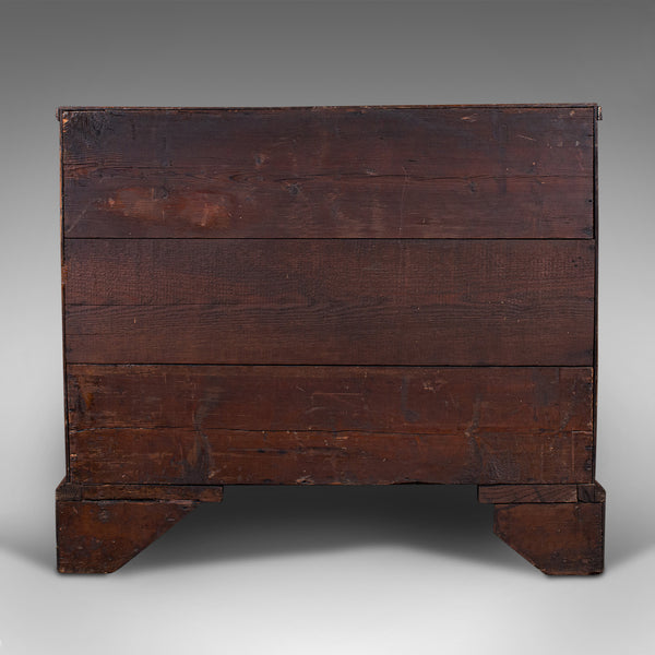 Antique Gentleman's Chest Of Drawers, English, Oak, Tallboy, Georgian, C.1800