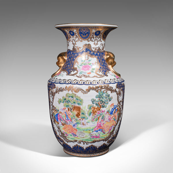 Vintage Decorative Vase, Italian, Ceramic, Baluster, Baroque Revival, Art Deco