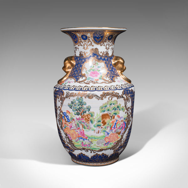 Vintage Decorative Vase, Italian, Ceramic, Baluster, Baroque Revival, Art Deco
