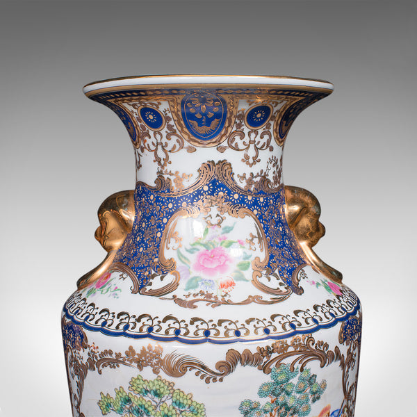 Vintage Decorative Vase, Italian, Ceramic, Baluster, Baroque Revival, Art Deco