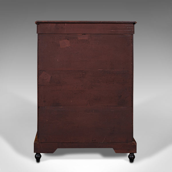 Antique Pier Cabinet, English, Walnut, Inlay, Display Cupboard, Victorian, 1870