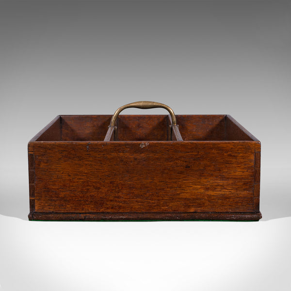 Antique Butler's Carry Tray, English, Oak, Serving, Cutlery, Georgian, C.1800