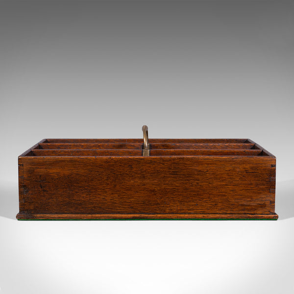 Antique Butler's Carry Tray, English, Oak, Serving, Cutlery, Georgian, C.1800