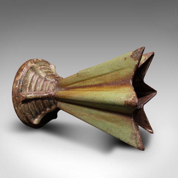 Vintage Art Deco Display Vase, English, Cast Iron, Planter, Jardiniere, C.1930