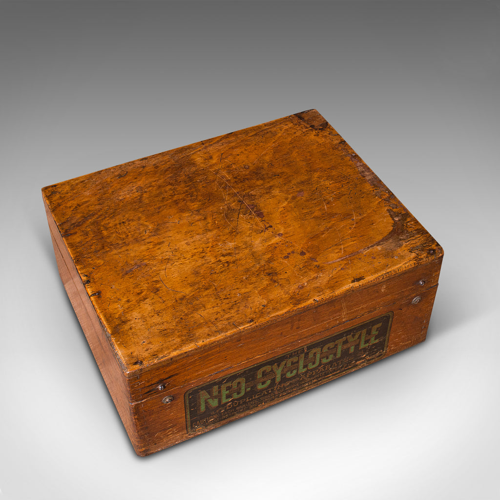 Antique Neo Cyclostyle Printing Machine, Duplicating Apparatus ...