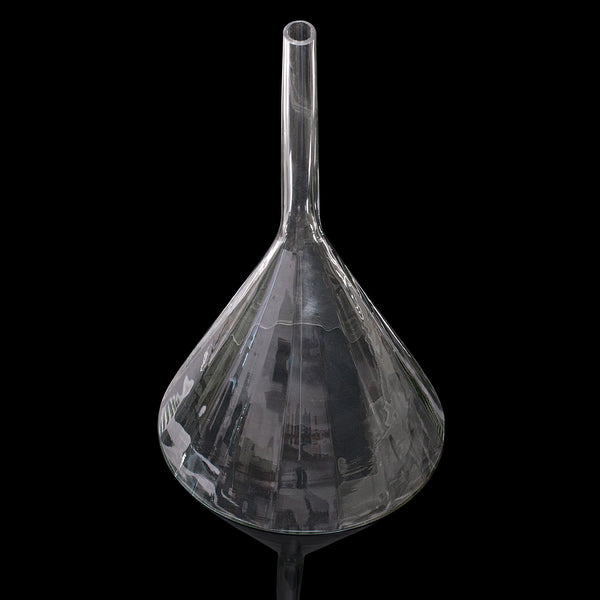 Large Antique Apothecary Funnel, Continental, Glass, Chemistry, Edwardian, 1910