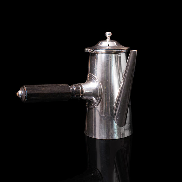 Pair Of Vintage Coffee Pots, Silver Plate, Chocolate Jug, Mappin & Webb, C.1940