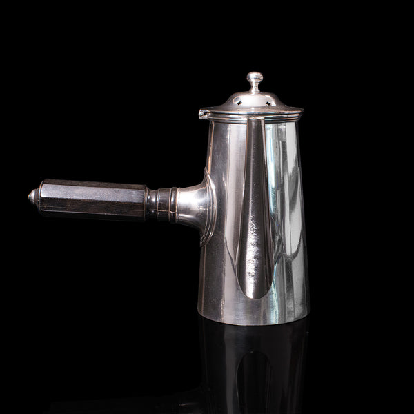 Pair Of Vintage Coffee Pots, Silver Plate, Chocolate Jug, Mappin & Webb, C.1940