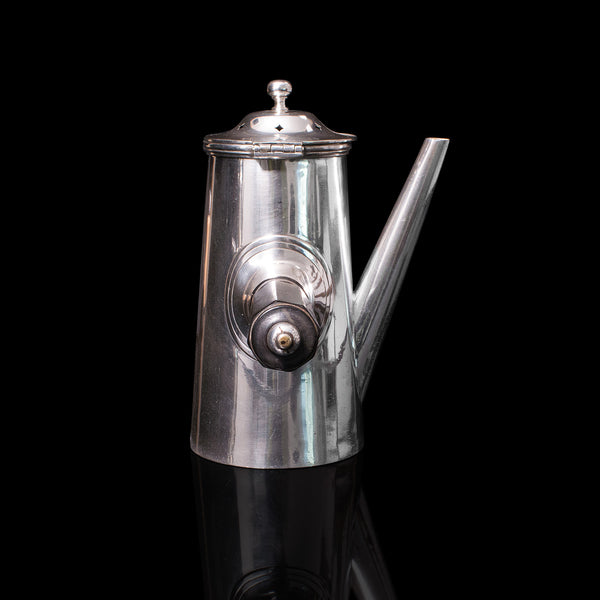 Pair Of Vintage Coffee Pots, Silver Plate, Chocolate Jug, Mappin & Webb, C.1940