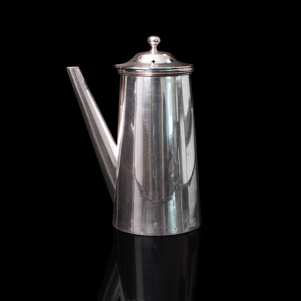 Pair Of Vintage Coffee Pots, Silver Plate, Chocolate Jug, Mappin & Webb, C.1940
