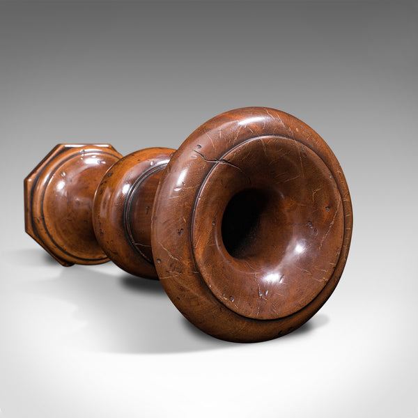 Large Antique Dried Stem Vase, French, Beech, Display Urn, Victorian, Circa 1900