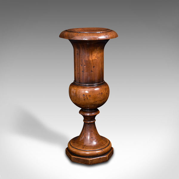 Large Antique Dried Stem Vase, French, Beech, Display Urn, Victorian, Circa 1900