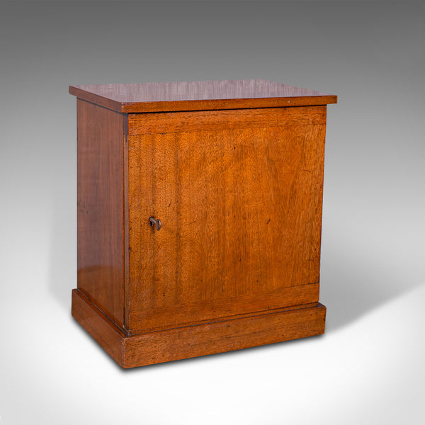 Antique Collector's Cabinet, English, Walnut, Tea, Smoker's Cupboard, Edwardian