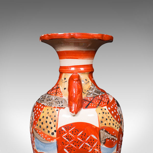Pair Of Antique Imari Vases, Japanese, Hand Painted, Meiji, Victorian, C.1900