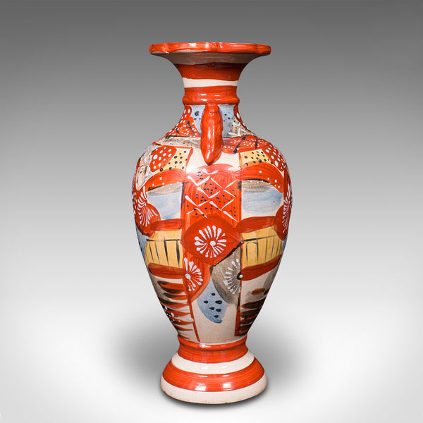 Pair Of Antique Imari Vases, Japanese, Hand Painted, Meiji, Victorian, C.1900