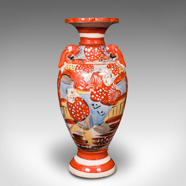 Pair Of Antique Imari Vases, Japanese, Hand Painted, Meiji, Victorian, C.1900