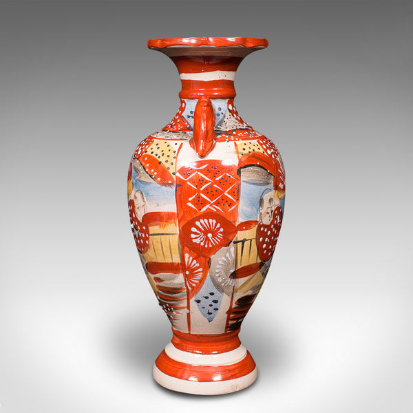 Pair Of Antique Imari Vases, Japanese, Hand Painted, Meiji, Victorian, C.1900
