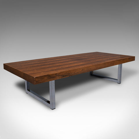 Antique Coffee Table, English, Danish Taste, After Merrow, Mid 20th Century
