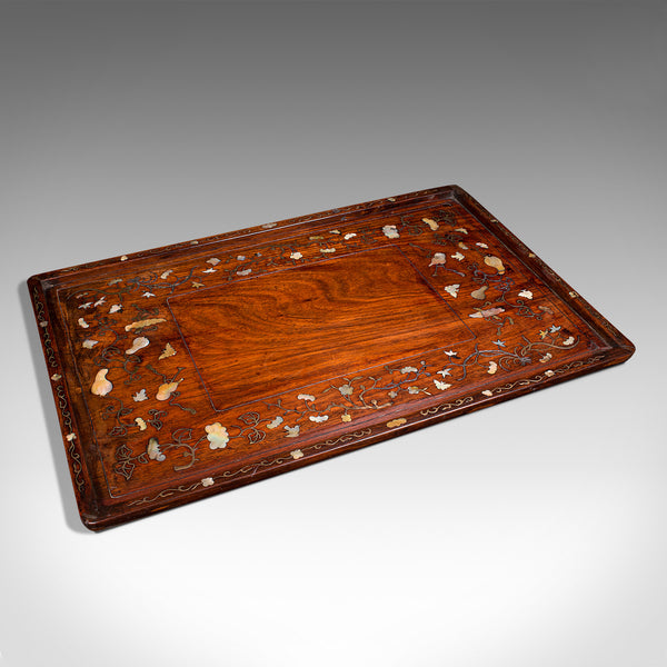 Antique Serving Tray, English, Teak, Decorative, Campaign, Colonial, Georgian