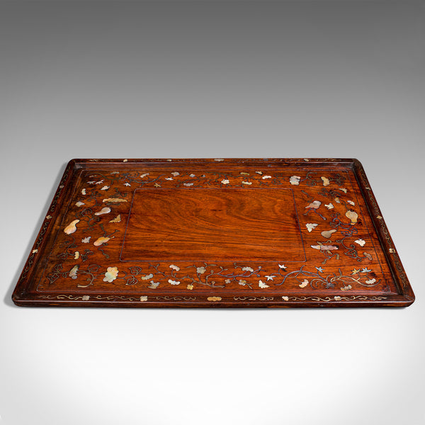 Antique Serving Tray, English, Teak, Decorative, Campaign, Colonial, Georgian