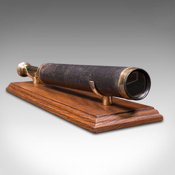 Antique 4 Draw Telescope, English, Brass, Terrestrial, Astronomical, Victorian