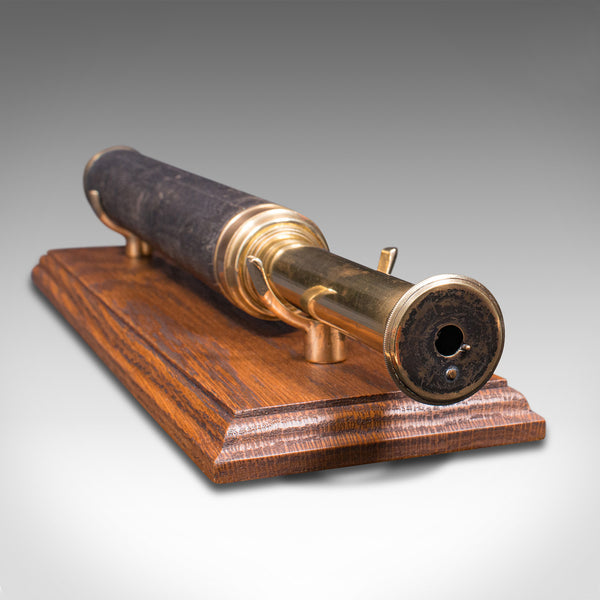Antique 4 Draw Telescope, English, Brass, Terrestrial, Astronomical, Victorian