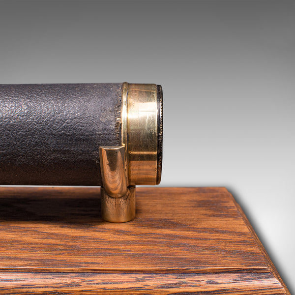 Antique 4 Draw Telescope, English, Brass, Terrestrial, Astronomical, Victorian