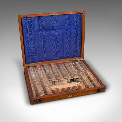 Antique Optometrist's Set, English, Optical Instrument Case, Victorian, C.1900