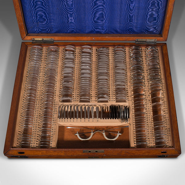 Antique Optometrist's Set, English, Optical Instrument Case, Victorian, C.1900