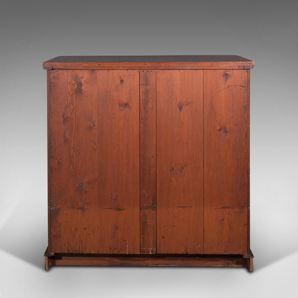 Antique Tallboy, English, Flame, Grand Chest of Drawers, Victorian, Circa 1860